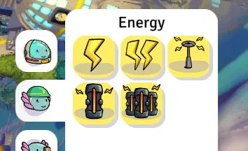 Energy category Energy category