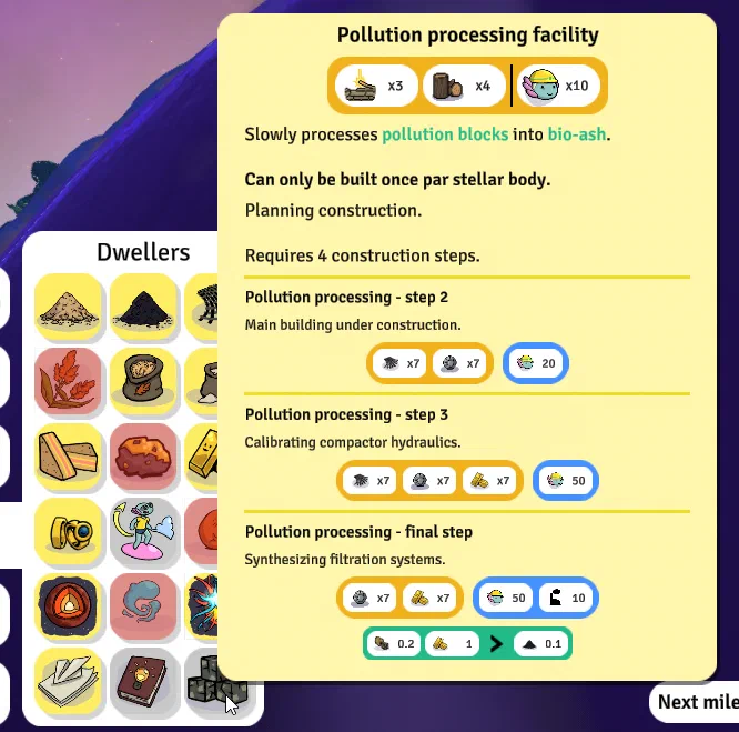 Improved multi-step building tooltips Improved multi-step building tooltips