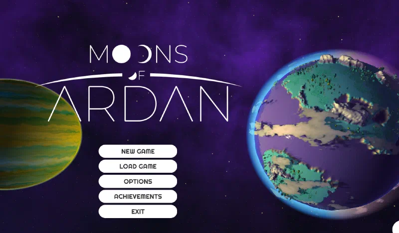 Main menu screen Main menu screen