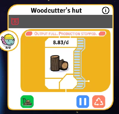 woodcutter ui with output full woodcutter ui with output full