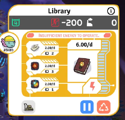 library ui without enough energy library ui without enough energy